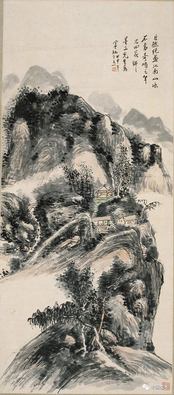李可染，黃賓虹老師的畫，遠(yuǎn)看什么都有，近看什么都找不到(圖3)