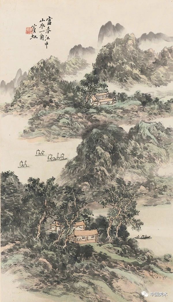 李可染，黃賓虹老師的畫，遠(yuǎn)看什么都有，近看什么都找不到(圖5)