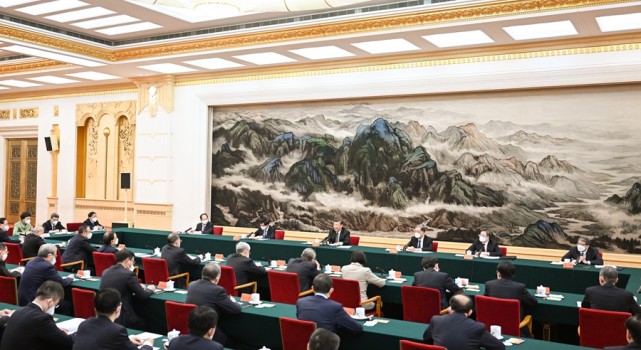 2023中央領(lǐng)導(dǎo)共迎新春.jpg 習(xí)近平同黨外人士座談并共迎新春時(shí)強(qiáng)調(diào) 以更加奮發(fā)有為的精神狀態(tài)履職盡責(zé) 在凝心聚力服務(wù)大局上發(fā)揮更大作用(圖1)