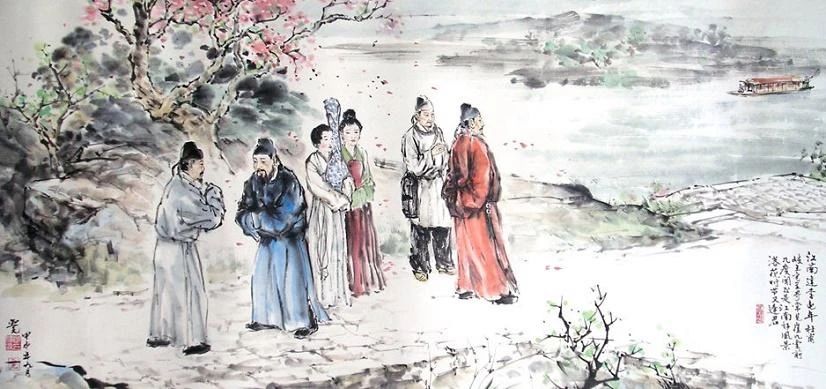 杜甫唯一入選《唐詩三百首》的七言絕句，短短28字，寫盡大唐40年的興衰(圖1)