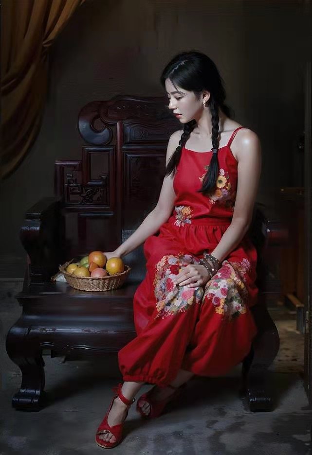紅衣女子蘋果.jpg 做人大忌(圖3)