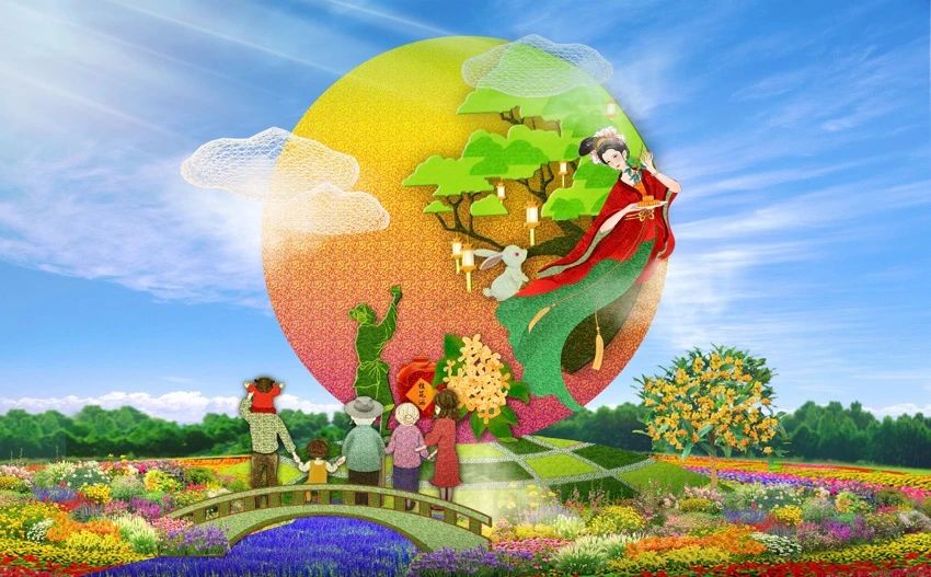 國慶花壇方案公布：大花籃里首次裝上了(圖10)