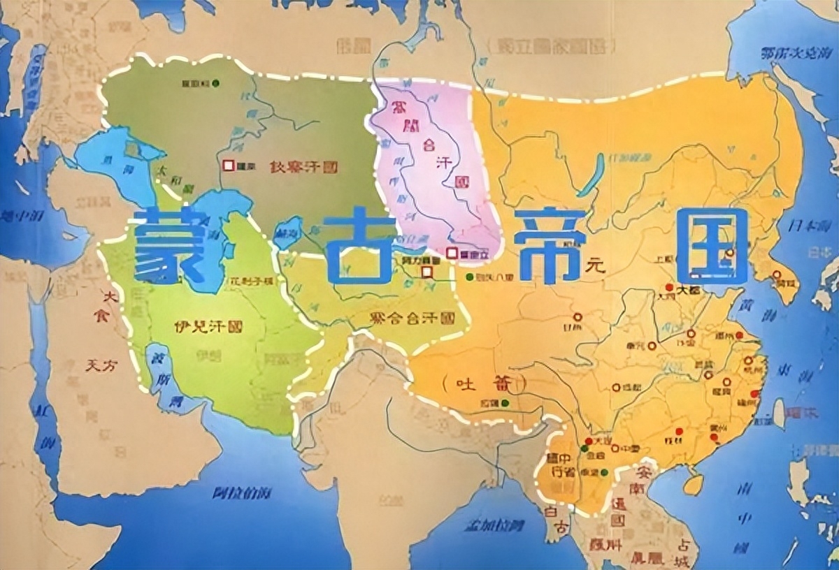 成吉思汗和子孫們打下的國(guó)土，如今都變成了哪些國(guó)家？(圖2)