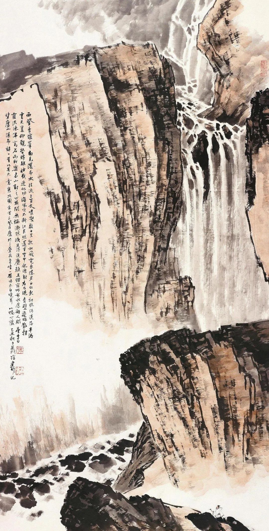古今最著名的三首廬山瀑布詩，第一首無人超越，第三首被蘇軾罵：太爛(圖2)