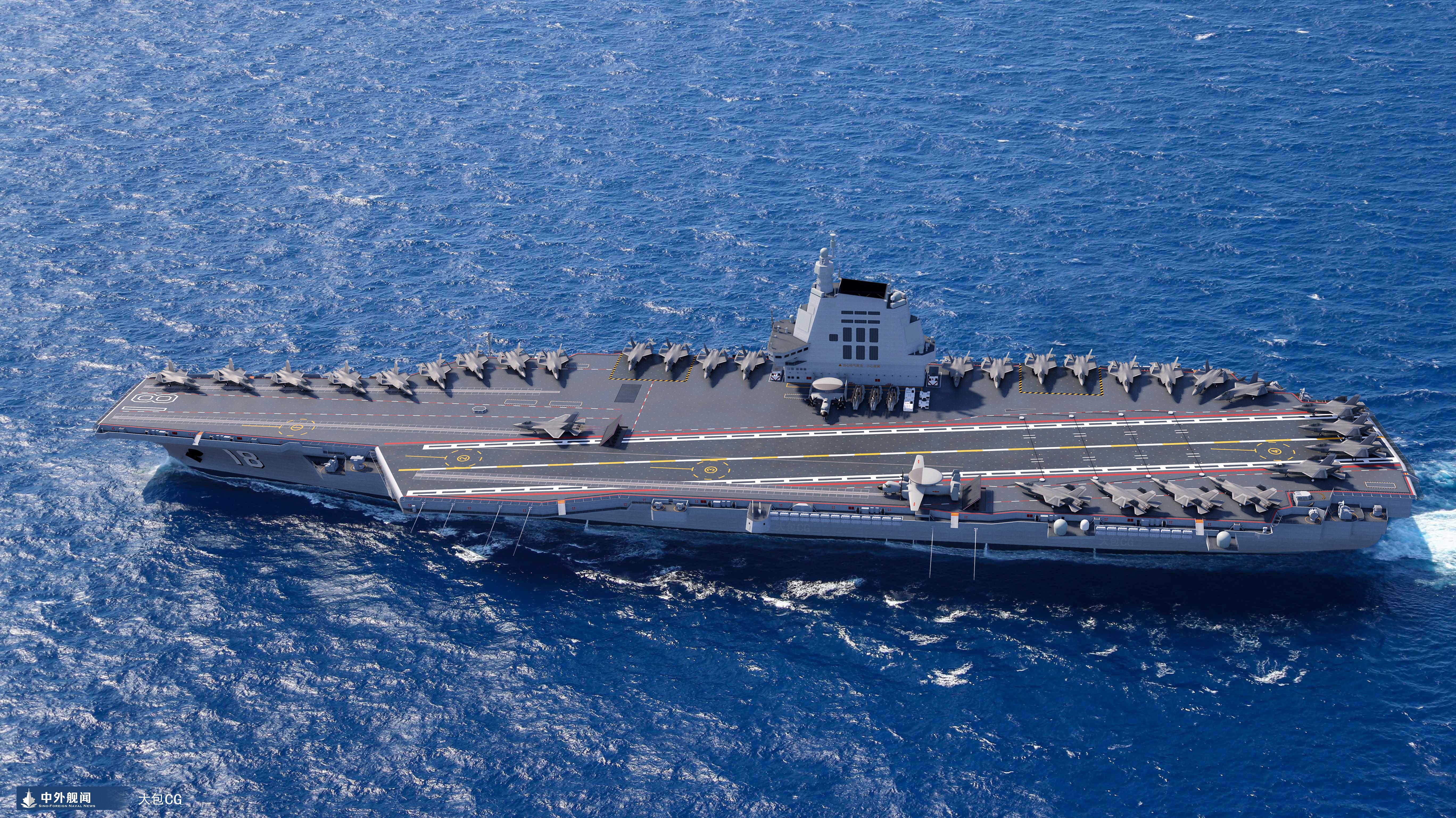 震撼！福建艦最新畫面！(圖6)