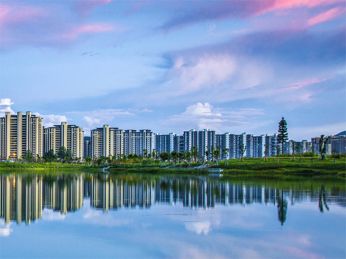 麗水 湖映霞飛.jpg 秀山麗水(圖1)