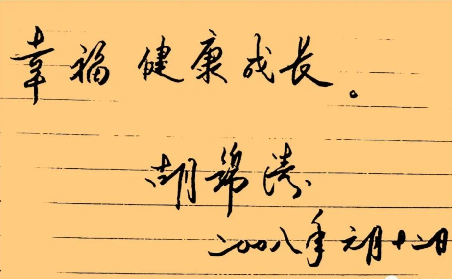胡錦濤總書記的字：儒雅端莊，字如其人(圖8)