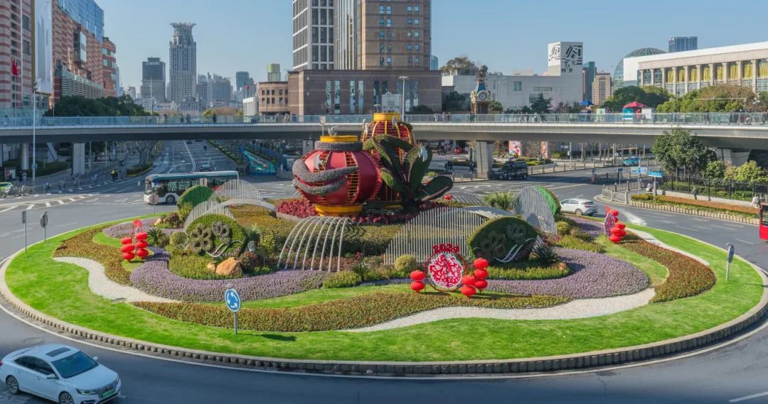 春節(jié)假期將至，上海街頭巷尾處處是花樣“年味”~來賞(圖8)