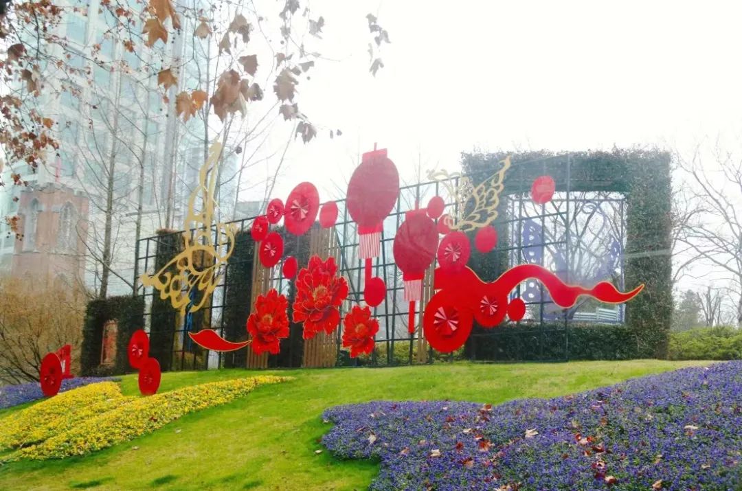 春節(jié)假期將至，上海街頭巷尾處處是花樣“年味”~來賞(圖12)