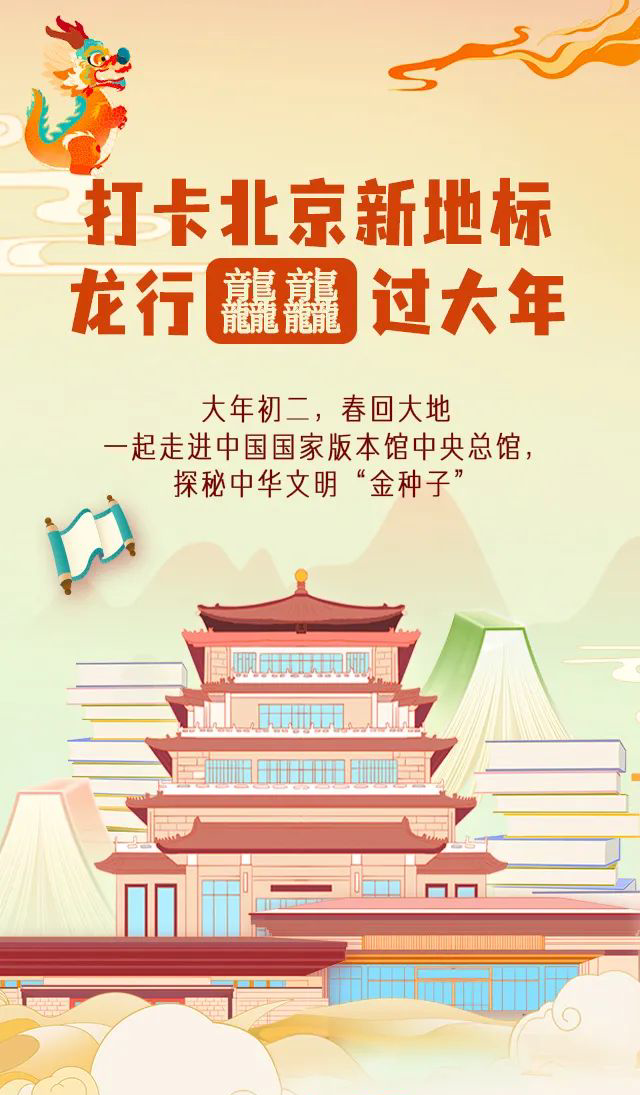 龍行龘龘，打卡北京城市新地標(biāo)！大年初二，第一站(圖1)