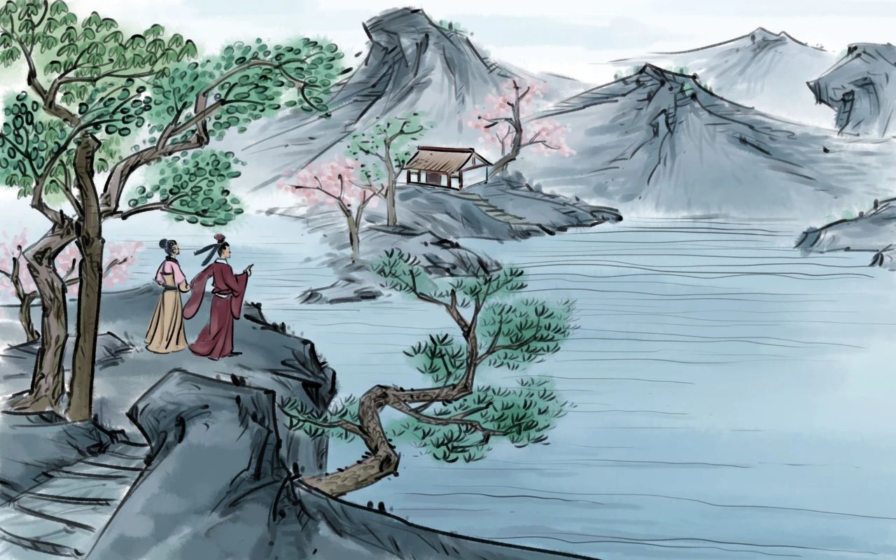 晏殊《木蘭花·池塘水綠風(fēng)微暖》(圖2)