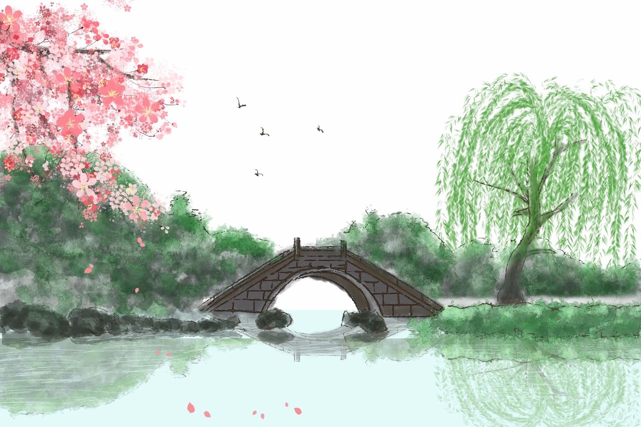 留連戲蝶時時舞.jpg 汪元量《?鷓鴣天·瀲滟湖光綠正肥》(圖2)