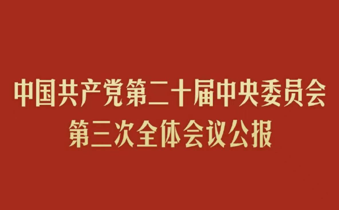 黨的二十屆三中全會公報(圖2) 黨的二十屆三中全會公報(圖2)