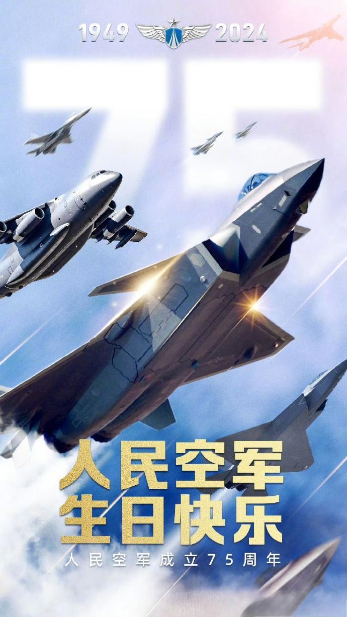 人民空軍成立七十五周年(圖1)