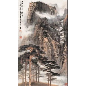 毛主席經(jīng)典詩詞入畫，大氣磅礴，美不勝收（無限風(fēng)光在險峰）