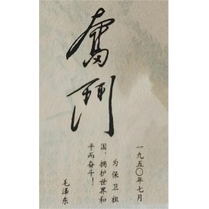 這兩個(gè)字毛主席和老蔣都寫過(guò)，孫先生也有，您比較看好哪一個(gè)？