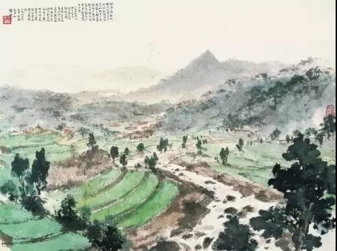 毛主席經(jīng)典詩詞入畫，大氣磅礴，美不勝收（北戴河以及韶山題材作品）(圖5)