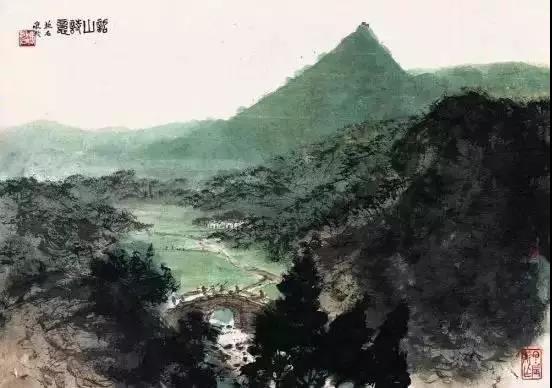 毛主席經(jīng)典詩詞入畫，大氣磅礴，美不勝收（北戴河以及韶山題材作品）(圖7)