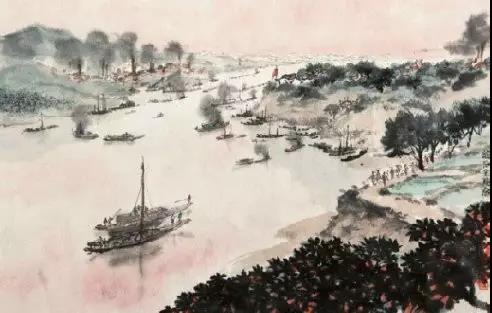 毛主席經(jīng)典詩(shī)詞入畫(huà)，大氣磅礴，美不勝收（神女應(yīng)無(wú)恙，當(dāng)驚世界殊）(圖2)