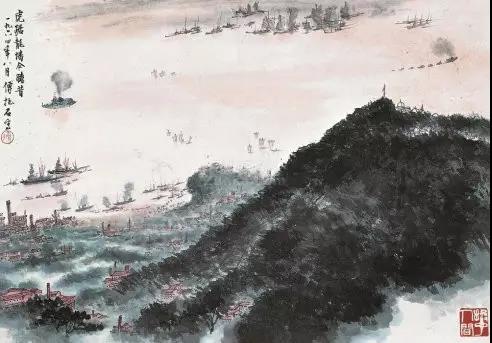毛主席經(jīng)典詩(shī)詞入畫(huà)，大氣磅礴，美不勝收（神女應(yīng)無(wú)恙，當(dāng)驚世界殊）(圖4)