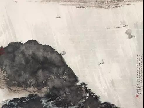 毛主席經(jīng)典詩(shī)詞入畫(huà)，大氣磅礴，美不勝收（神女應(yīng)無(wú)恙，當(dāng)驚世界殊）(圖9)