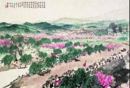 毛主席經(jīng)典詩詞入畫，大氣磅礴，美不勝收（念奴嬌·昆侖,送瘟神等）(圖5)